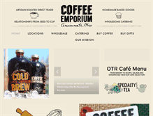 Tablet Screenshot of coffee-emporium.com